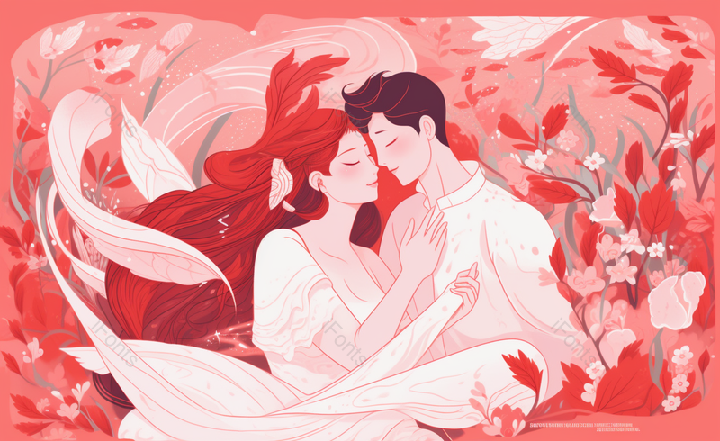 暖色系白色情人节情侣520背景图,插画/手绘图,插画/手绘图库,插画/手绘图下载,插画/手绘